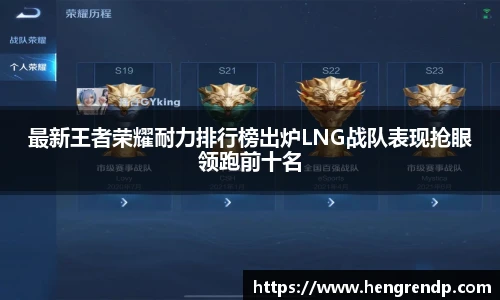 score电竞官网最新王者荣耀耐力排行榜出炉LNG战队表现抢眼领跑前十名